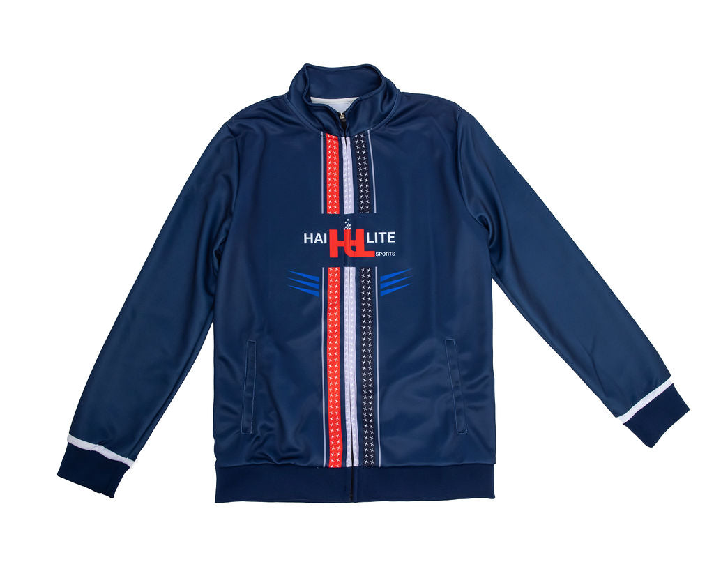 MEN'S HAI-LITE SPORTS STARS AND STRIPES TRACKSUIT NAVY