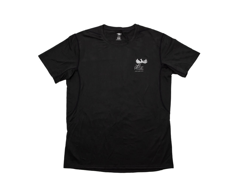 MEN'S RISE-HAI CAMOUFLAGE POLY TEE BLACK