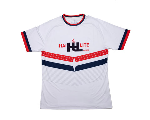MEN'S HAI-LITE SPORTS STARS AND STRIPES PERFORMANCE JERSEY WHITE
