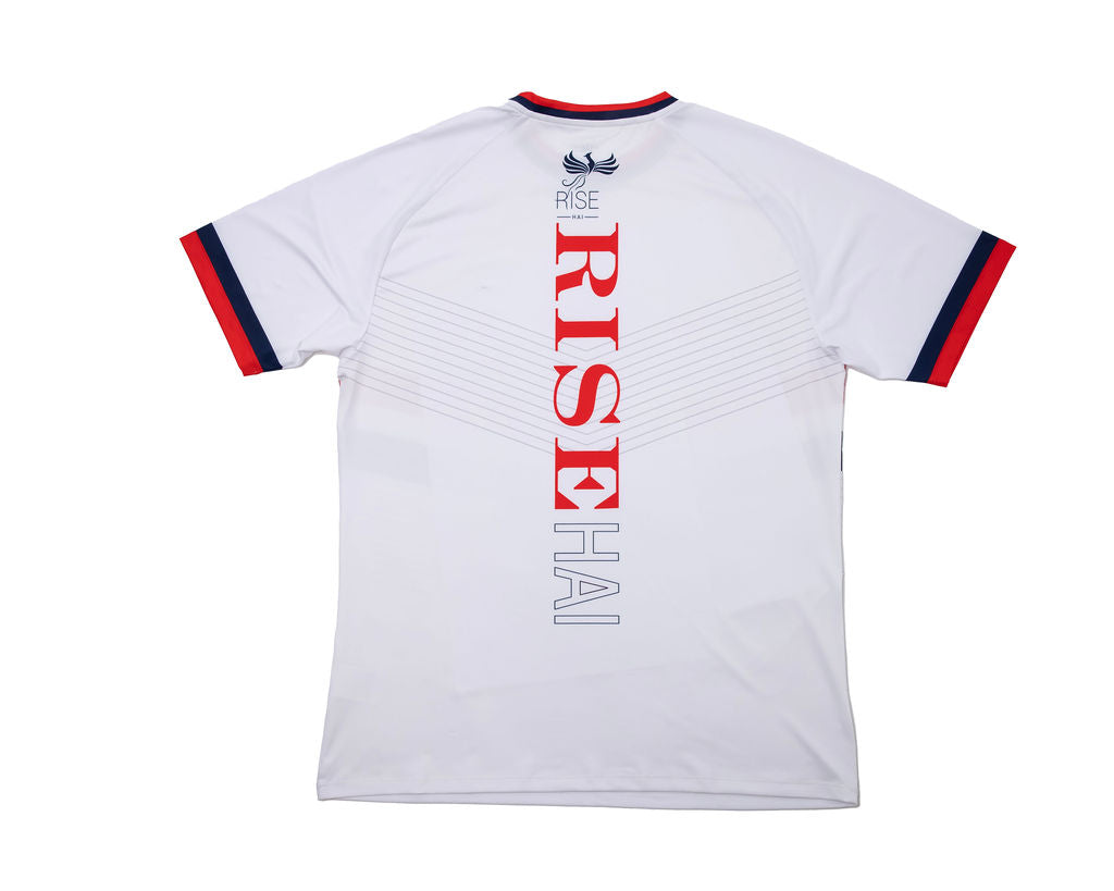 MEN'S HAI-LITE SPORTS STARS AND STRIPES PERFORMANCE JERSEY WHITE