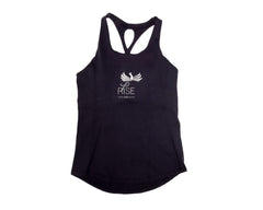 WOMEN'S RISE-HAI RACERBACK PADDED TANK BLACK