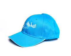 RISE-HAI EMBROIDERED LOGO SIX PANEL CAP AQUA