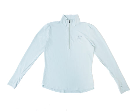 WOMEN'S HALF ZIP PULLOVER YOGA TOP