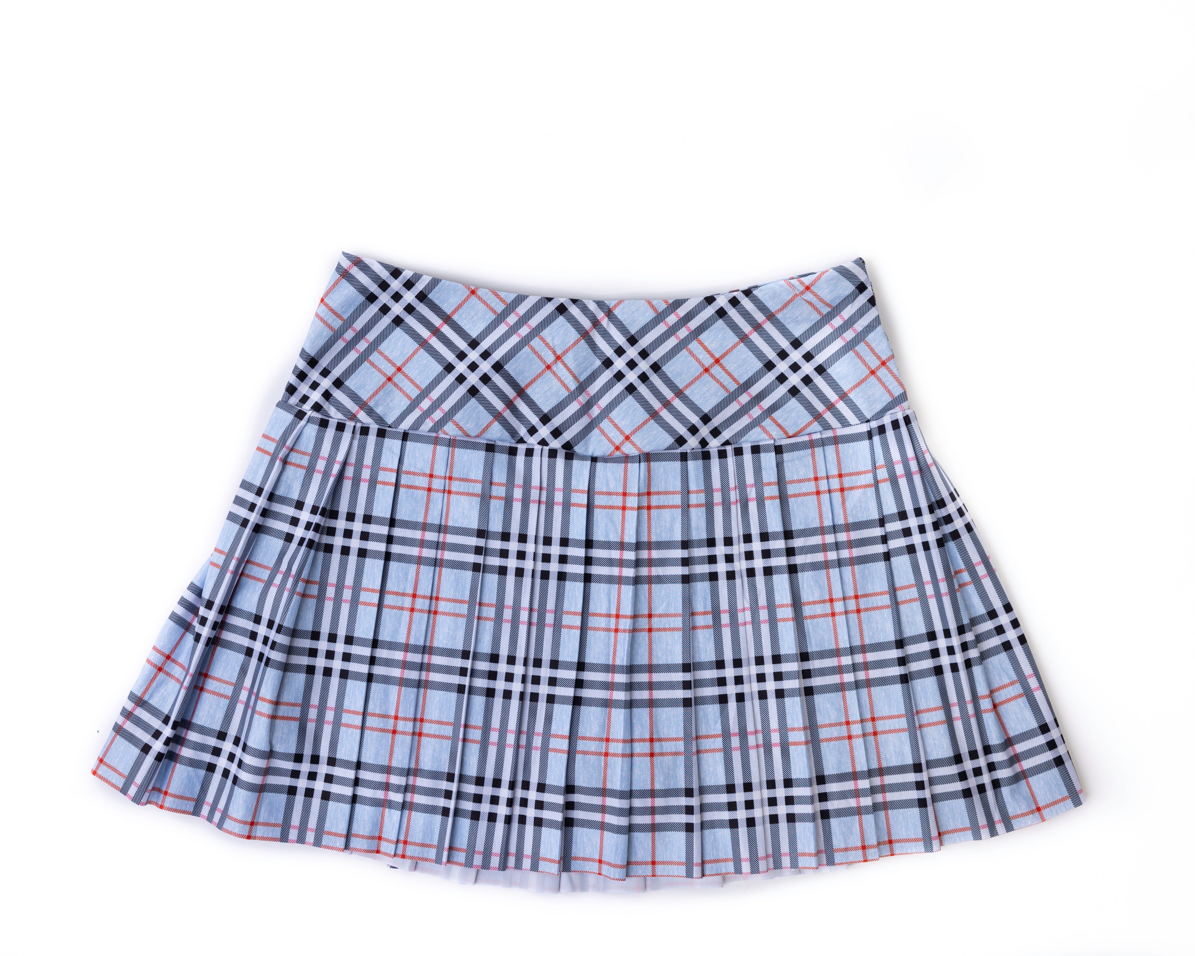 WOMEN'S PLAID PLEATED SKORTS