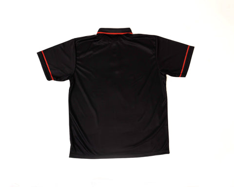 MEN'S RISE-HAI PERFORMANCE POLO(BLACK/RED)