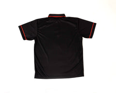 MEN'S RISE-HAI PERFORMANCE POLO(BLACK/RED)