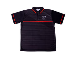MEN'S RISE-HAI PERFORMANCE POLO(BLACK/RED)