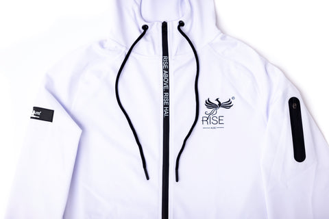 MEN'S RISE-HAI SIGNATURE PERFORMANCE HOODIE(WHITE)